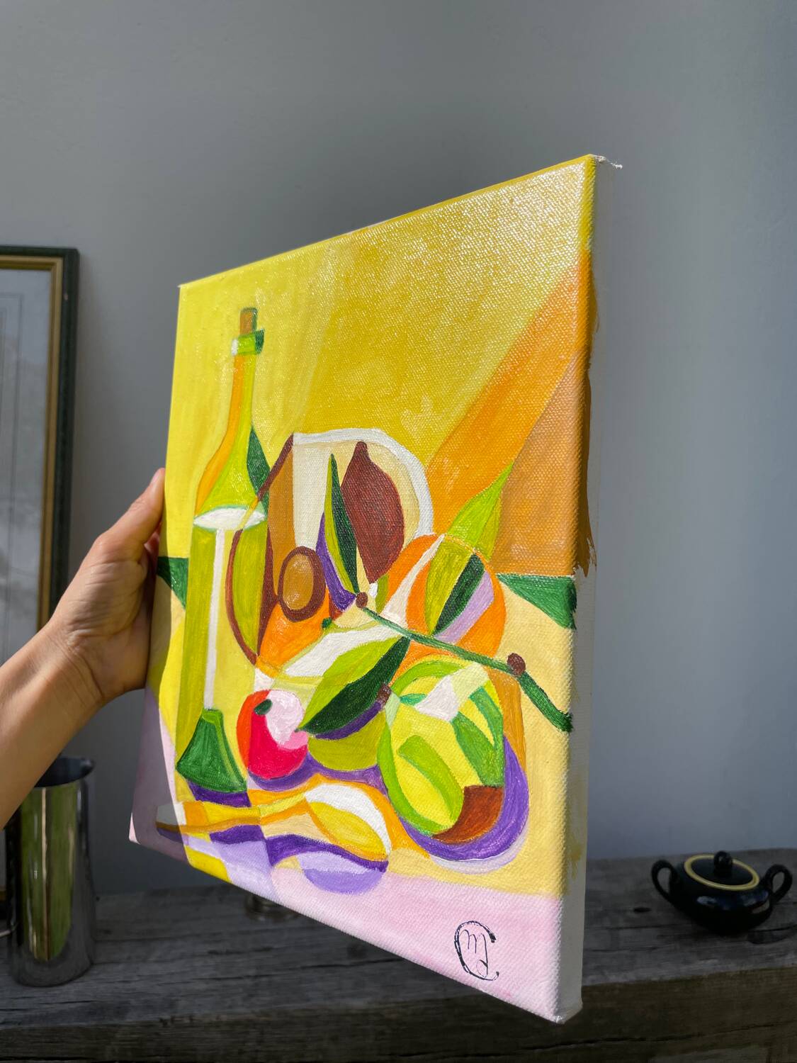Still life oil on canvas