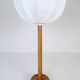 Lampe de table en teck massif du milieu du siècle 1960s Suède