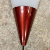 Vintage Wall Lamp / Wall Sconce by LAKRO, Holland, Glass and Metal