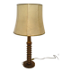 Charles Dudouyt style lamp in turned wood from the 1940s