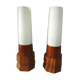 Paire de lampe chevet Louis Kalf pour Philips 1960s