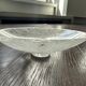 Natural rock crystal plate, anonymous, circa 1970.