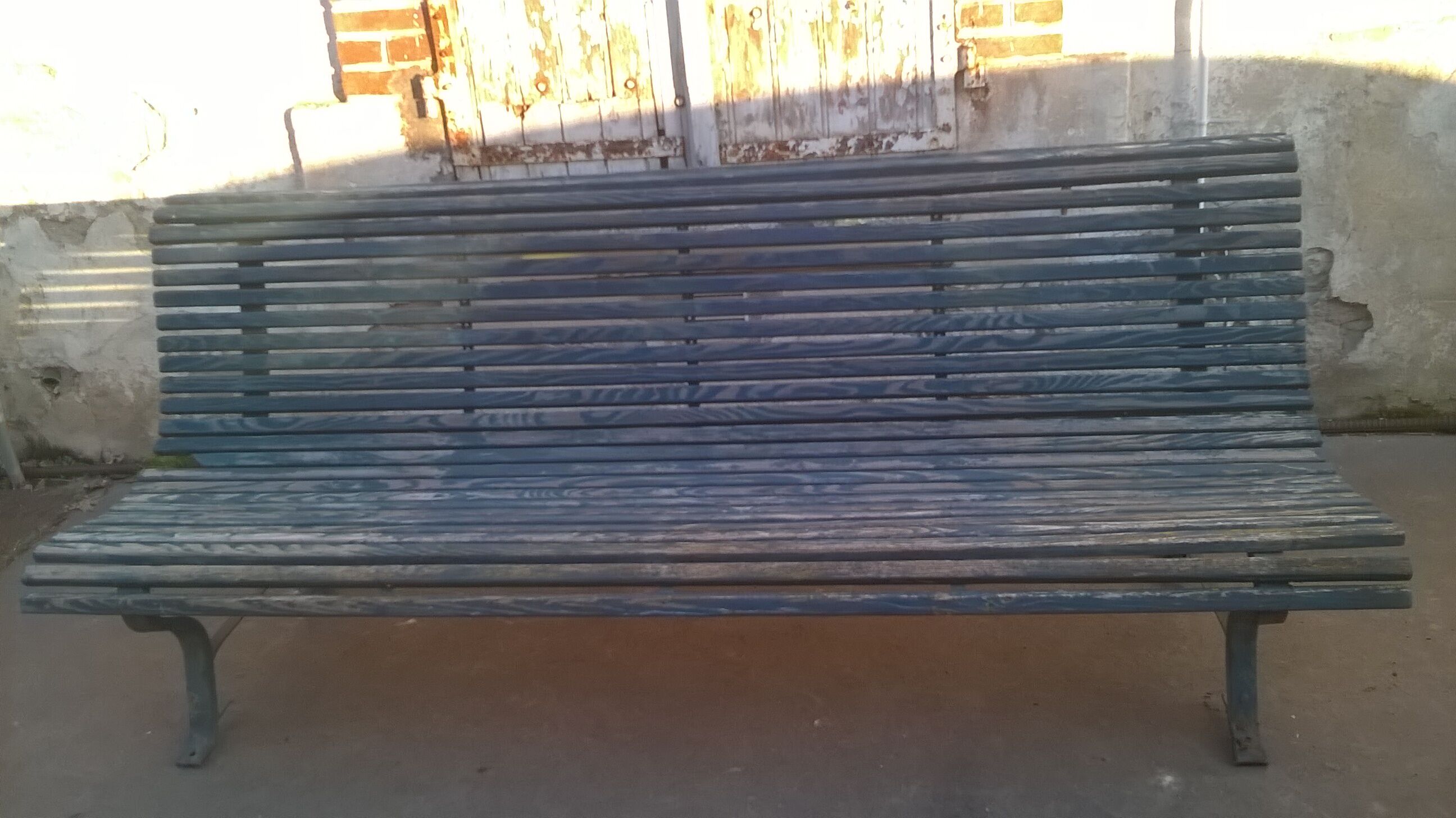 Old garden bench