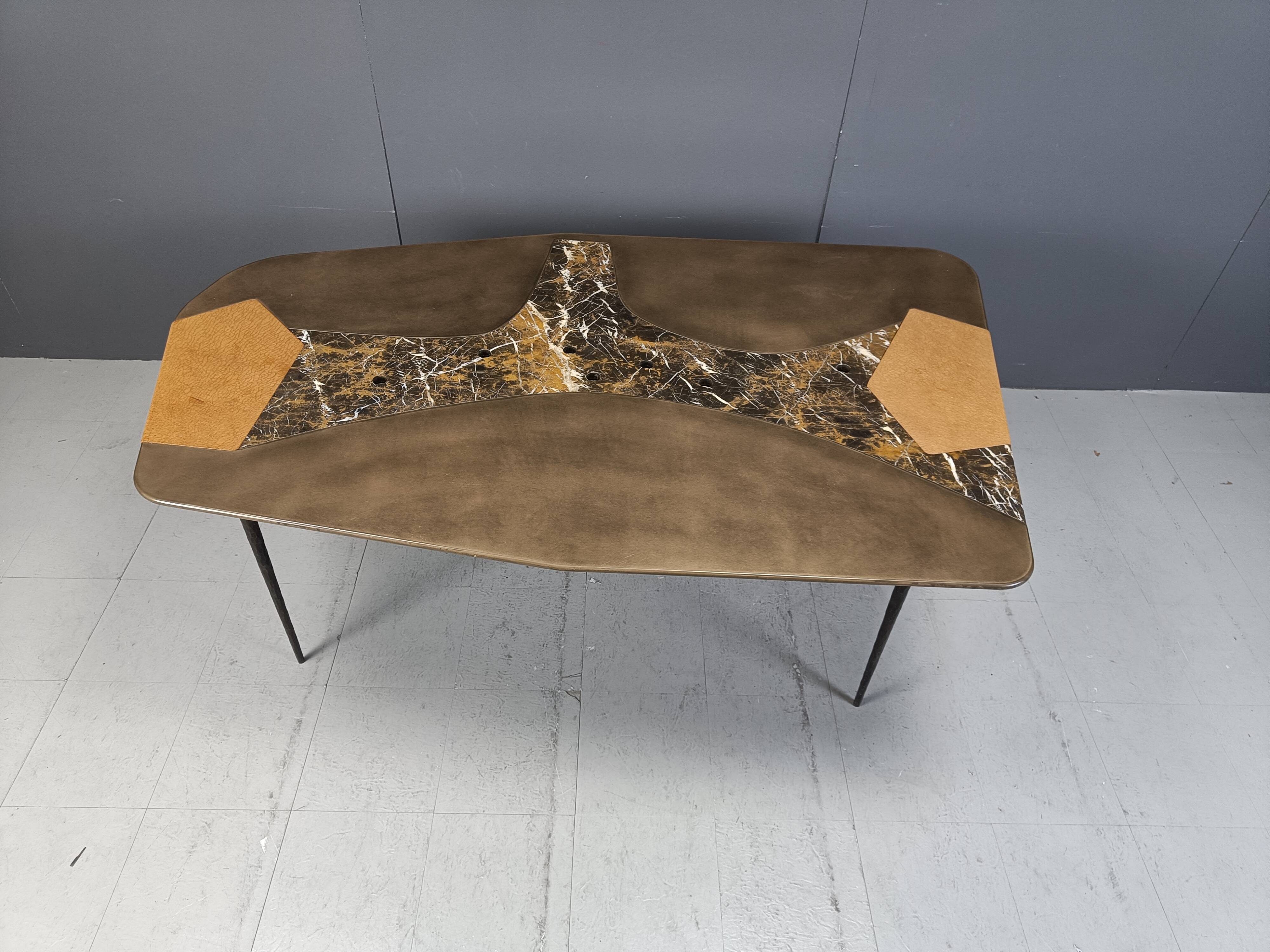 Hand made design dining table, 1990s
