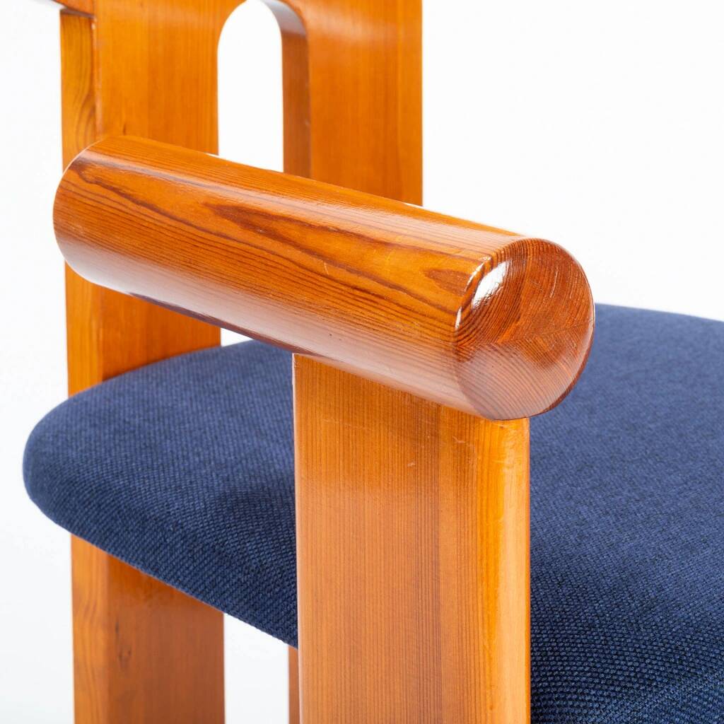 Wooden armchair from the 1980s, originally from the Tatra Museum