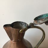 Turkish copper ewer antique