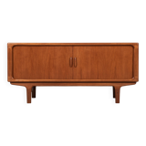 Mid-century Danish teak sideboard with tambour doors by Dyrlund 1960s - 170 cm