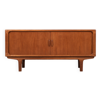Mid-century Danish teak sideboard with tambour doors by Dyrlund 1960s - 170 cm