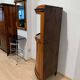 Biedermeier Corner Cabinet, Cherry Veneer, Ebony Inlay, South Germany circa 1820