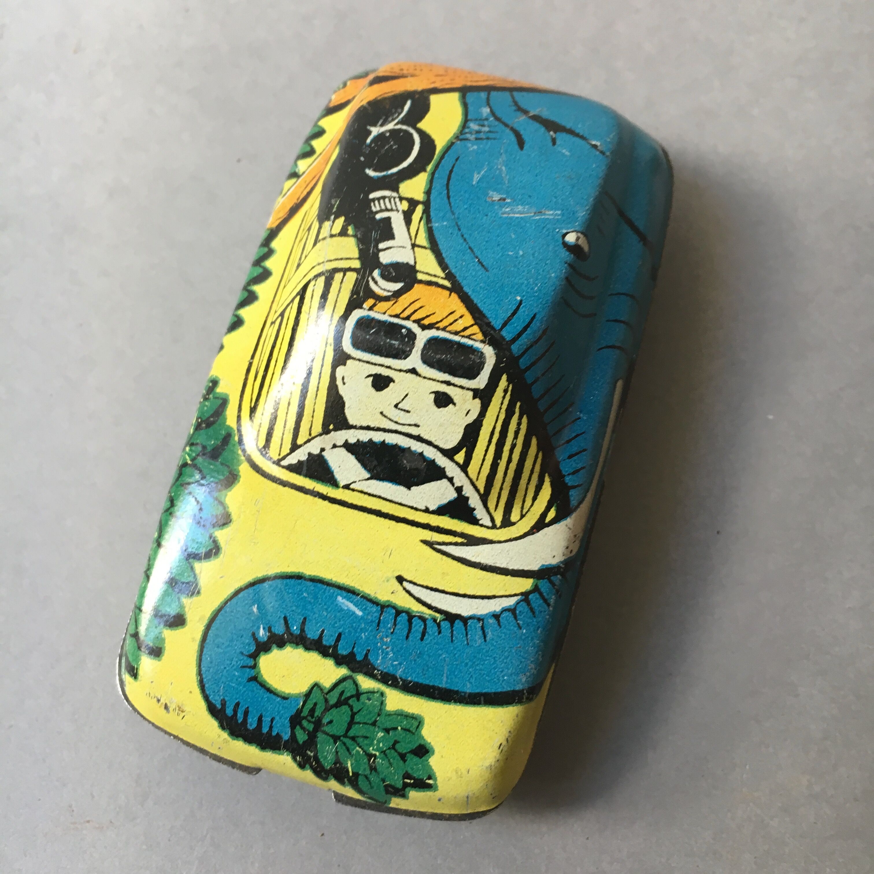 Former soviet toy lot models reduced tole "safari" cccp