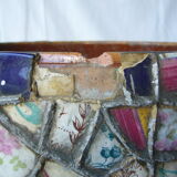 Earth pot and ancient mosaic cache