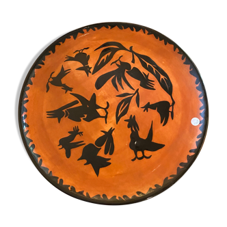 Large ceramic plate Jean Lurçat