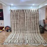 Tapis berbère en laine fait main