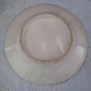 Two old asparagus plates in Salins barbotine