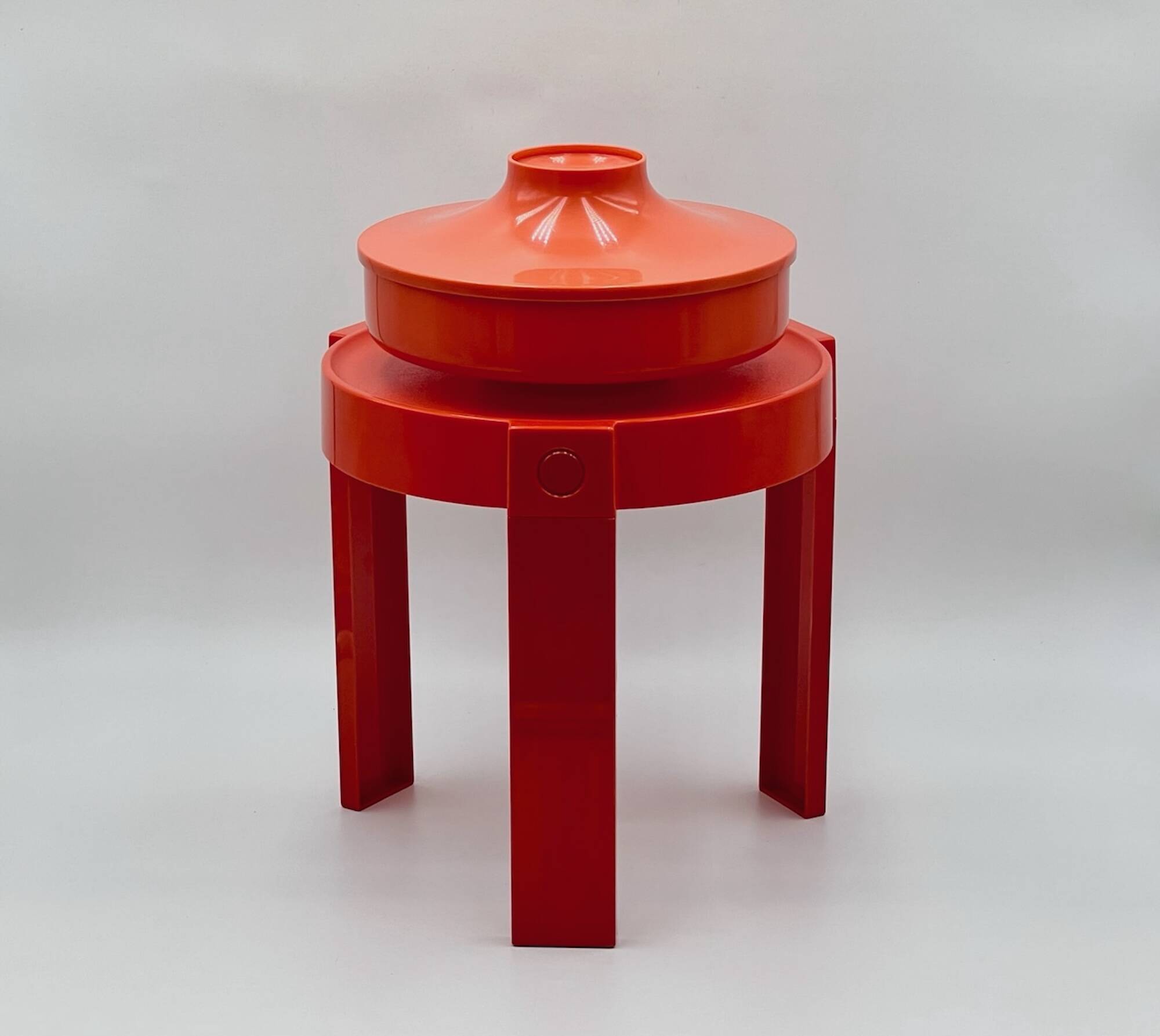 Space Age Plastic Jar by Luigi Massoni for Guzzini 1960s