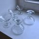 Set of 5 glasses of champagne made by hand 50-60 years