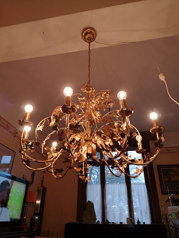 Lustre 9 lumières Maison Chaumette