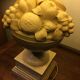 Ceramic fruit bowl lamp