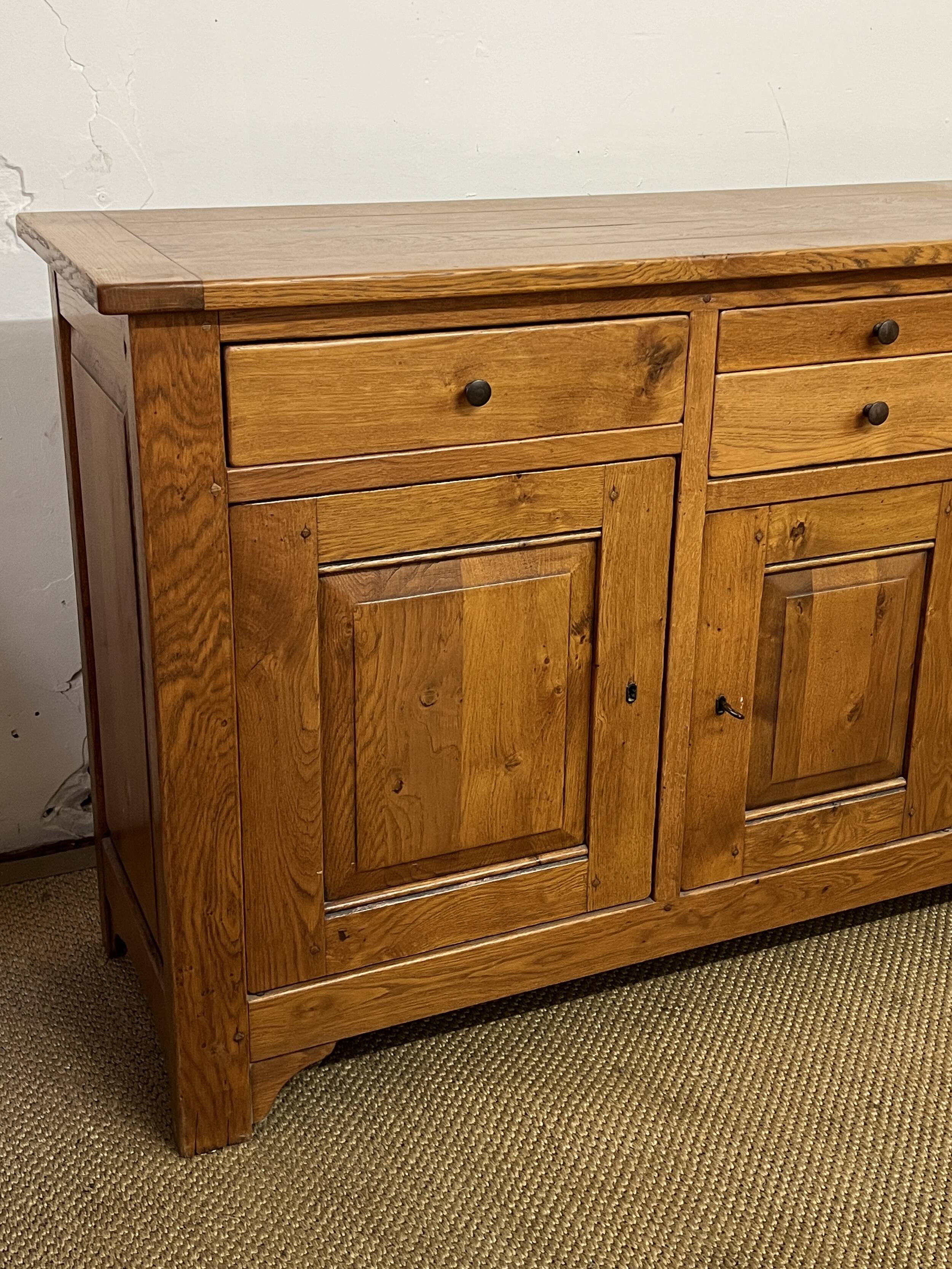 Solid wood sideboard