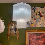 Murano lustre attributed to Toni Zuccheri – Venini – textured glass – year