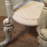 White patina wood harness