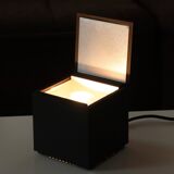Black lamp Cuboluce Cini & Nils, Made in Italy, 80s