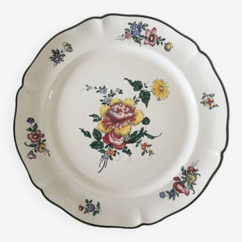 13 Anciennes Assiettes Plates en Faïence Villeroy & Boch - 1562 - Pivoine