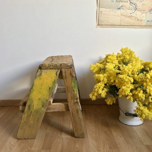 Wooden stepladder