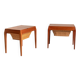 Pair of model 35 bedside tables by Severin Hansen for Haslev, 1960s