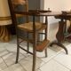 Ancienne chaise haute paillée