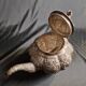 Solid silver teapot kutch India