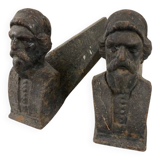 Pair of anthropomorphic andirons