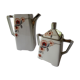 Cafetière carrée et sucrier