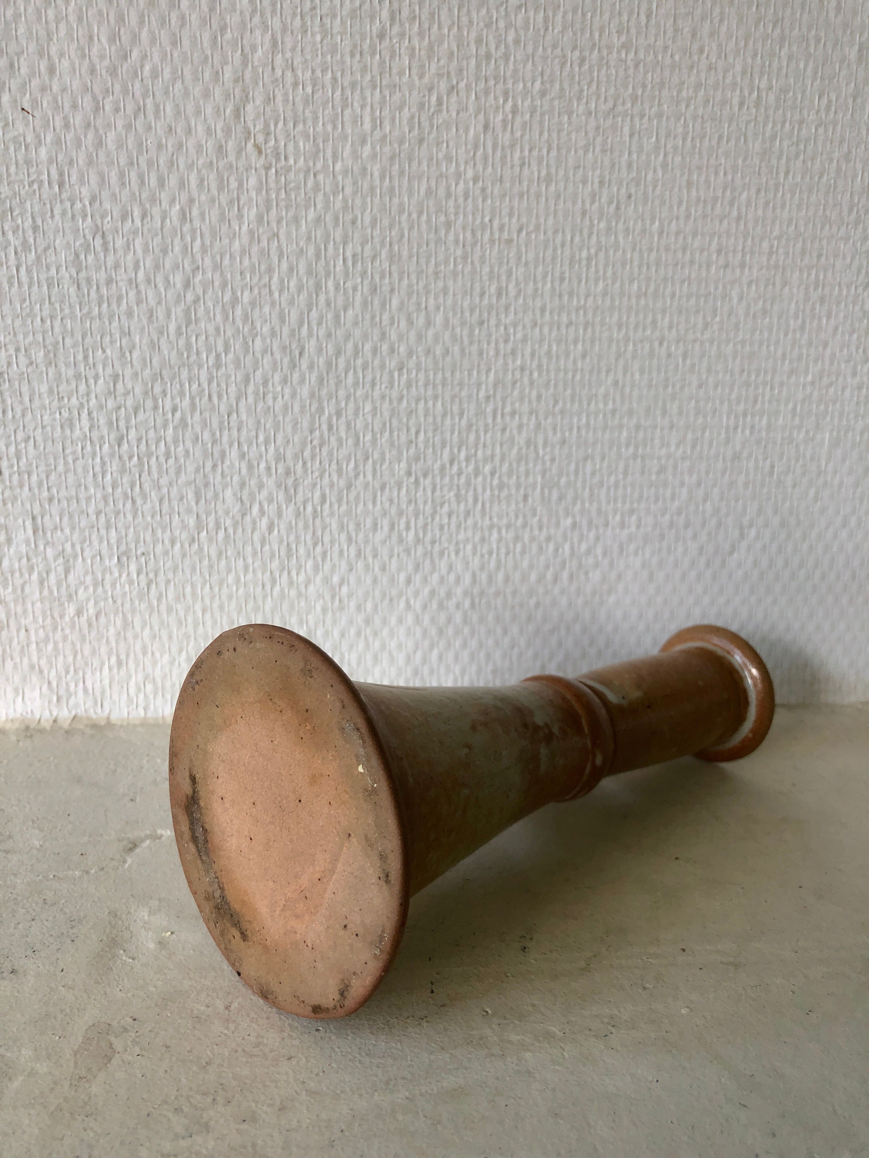 Vintage sandstone candle holder