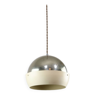 Space-age Italian Chrome Pendant Lamp