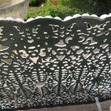 Aluminum cast iron garden table