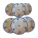 6 old small plates series Mary-Lou de Sarreguemines