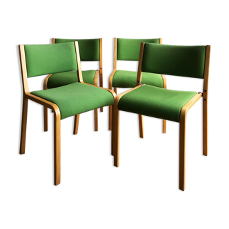 Ensemble de 4 chaises de Wilhem Ritz édition Wilkhahn