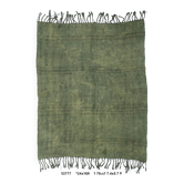 Tapis uni vert kaki esprit naturel bohème, 169x224 cm