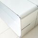 Aluminium and mirror coffee table, Roche Bobois, 1970-1980
