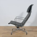Eames Alu Group EA124 & EA125 Lounge Chair & Ottoman by Charles & Ray Eames for Vitra, 1980s.