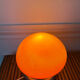 Vintage orange UFO touch lamp