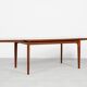 Midcentury Danish dining table in teak by Grete Jalk for Glostrup 1960s