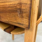 Oval wooden commode by Kreatippcci Studio