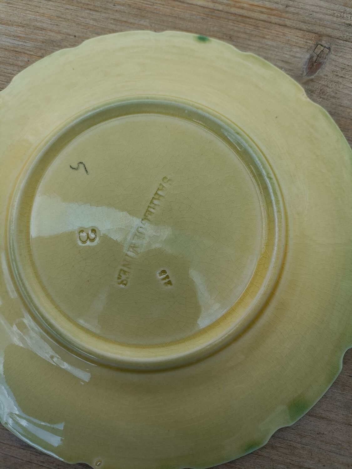 Sarreguemines dessert plate set