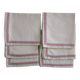 set of 6 old napkins