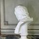 Marble bust, Voltaire after Jean Antoine Houdon, 19th-century copy.