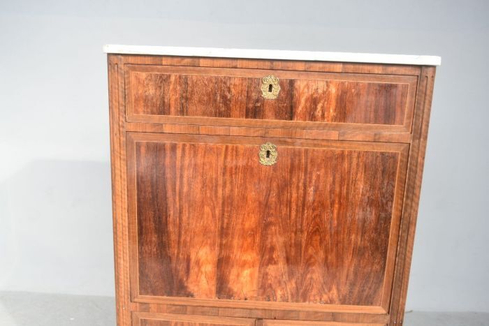 18th-century mahogany door secretary