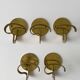 Luigi Caccia Dominioni Azucena brass wall coat hanger