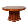 Rosewood circular dining table